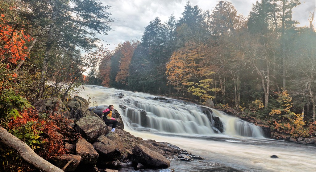 Buttermilk Falls in Long Lake NY
